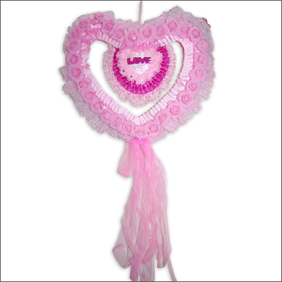 "PINK HEART (Decorative Wall Hanging) - Click here to View more details about this Product